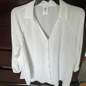 Cabi white blouse